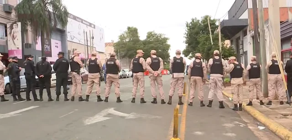 Protesta policial en Misiones