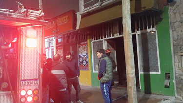 se registro un incendio en un local comercial