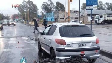 Motociclistas sufrieron lesiones en choques y caídas