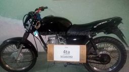 Secuestraron una moto robada en 2016: un arrestado