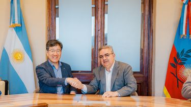 jalil recibio al presidente de posco argentina