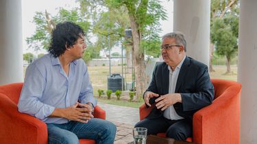 raul jalil recibio al intendente electo de santa rosa