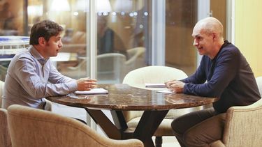 Kicillof con Rodríguez Larreta