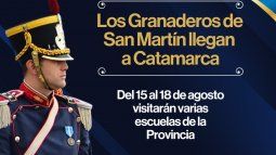 Integrantes del Regimiento de Granaderos a Caballo General San Martín visitarán Catamarca