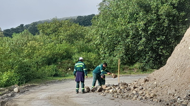 advierten derrumbes en la cuesta de el clavillo tras las lluvias