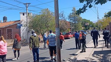 Manifestación frente a la guardia del Hospital San Juan Bautista