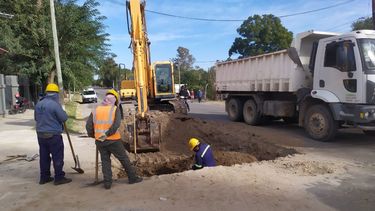 Valle Viejo: retoman los trabajos de la primera etapa de la obra de cloacas