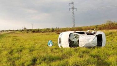 Falleció otro de los ocupantes del auto que volcó en la RN 157