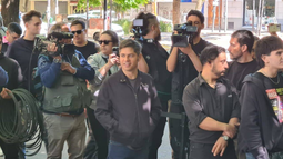 Axel Kicillof votó en La Plata Axel Kicillof votó en La Plata