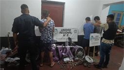 Recuperan motopartes y aprehenden a 3 jovenes en Tinogasta