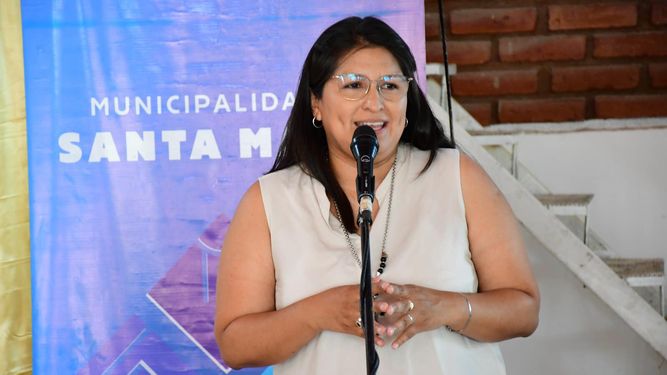 Érica Inga. Intendenta de Santa María.&nbsp;