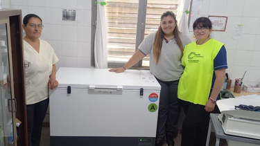el hospital maria agripina sosa de castro incorpora nuevos equipos de frio para la conservacion de vacunas