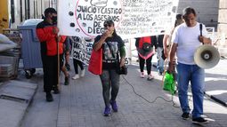 Querella. La madre del joven Diego Pachao encabezó decenas de marchas.