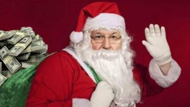 Disfrazado de Papá Noel asaltó a un hombre y se llevó $100.000