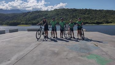 Parte del equipo que representará a Catamarca en el triatlon