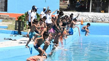 saadi inauguro las colonias de verano en capital