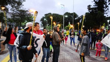 Catamarca se sumó a la marcha de antorchas contra el tarifazo