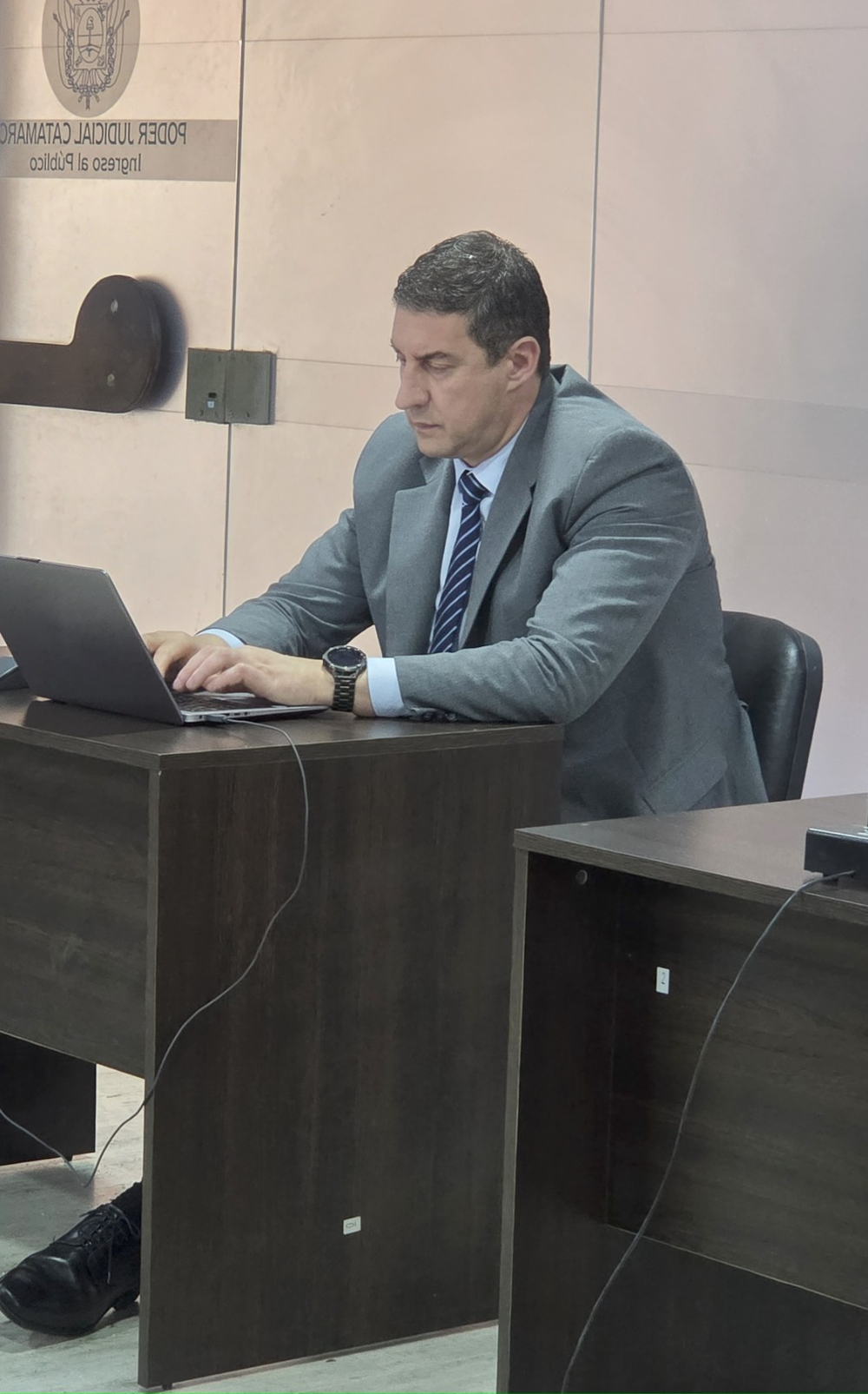 Fiscal del Juzgado Correccional N°3, Victor Figueroa.