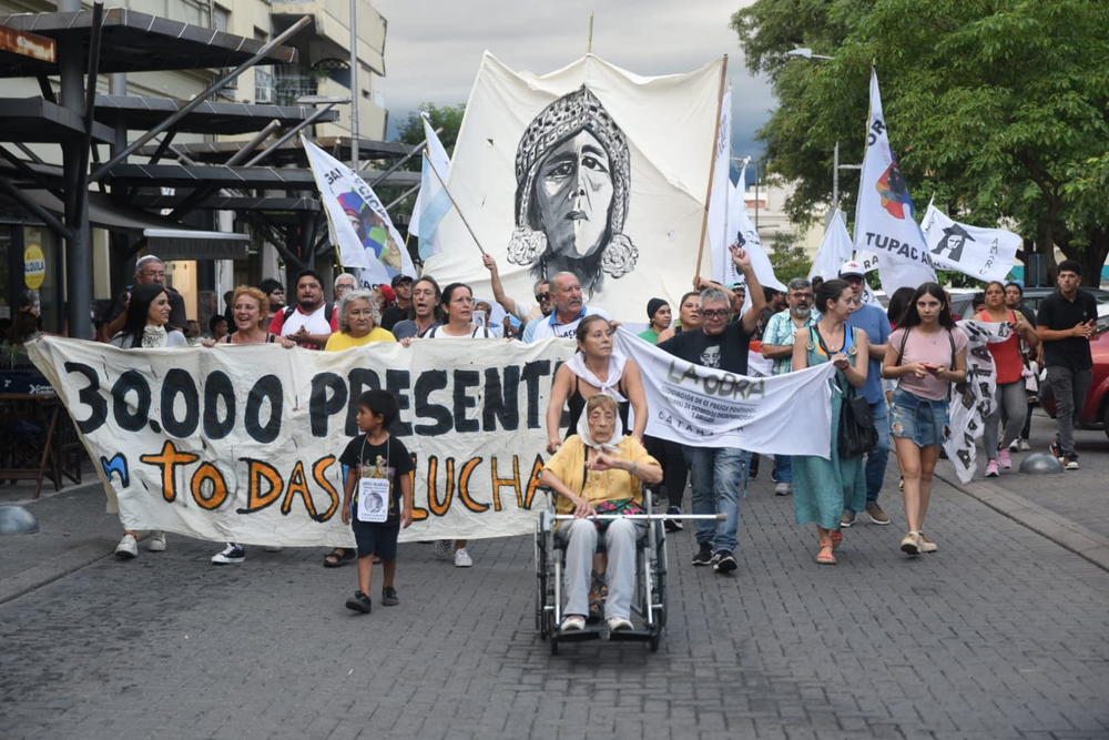 Como cada año, se movilizaron en el día de hoy las agrupaciones y referentes de los Derechos Humanos; “Asociación La Obra”.