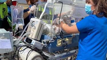 traslado sanitario de un bebe con cardiopatia congenita