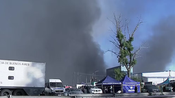 Explosión en el Polo Industrial Spegazzini: El incendio no está sofocado pero está contenido