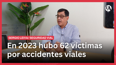 En 2023 se registraron 62 víctimas por accidentes viales