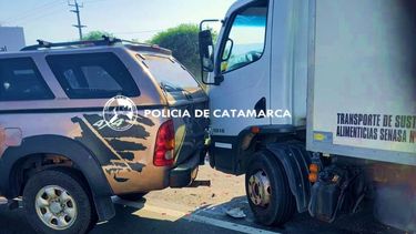 Impacto. Hubo daños materiales y personas con politraumatismos