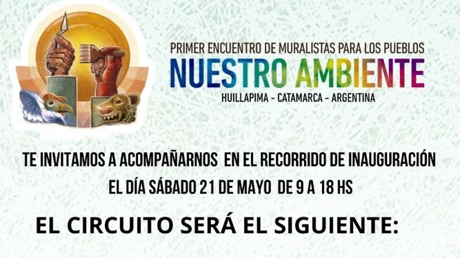 Se realizará el Primer Encuentro de Muralistas para Los Pueblos