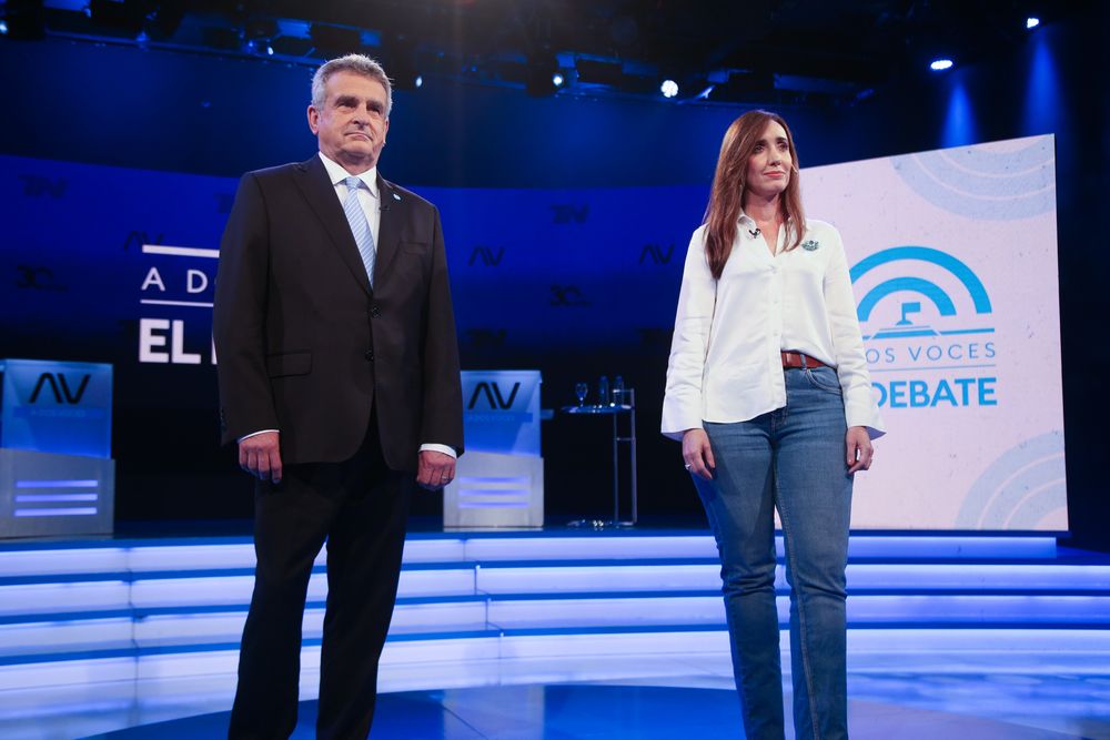 Duros cruces por la economía y la seguridad entre Rossi y Villarruel