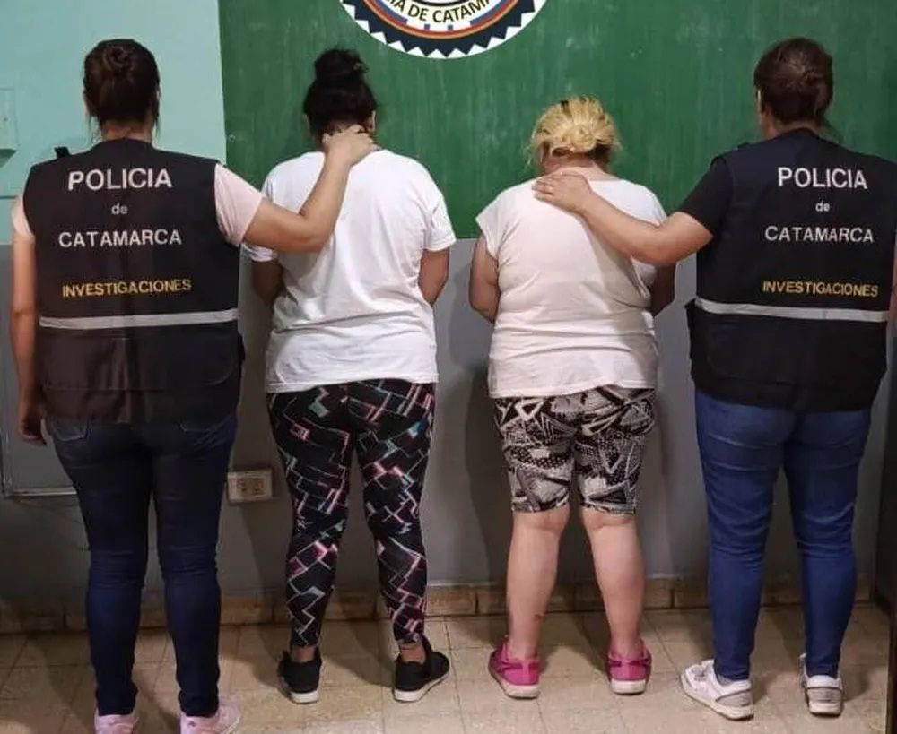 Acusadas. Márquez y Castro, dos de las imputadas que tiene la causa.