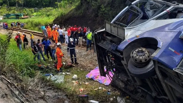 Tragedia vial en Brasil