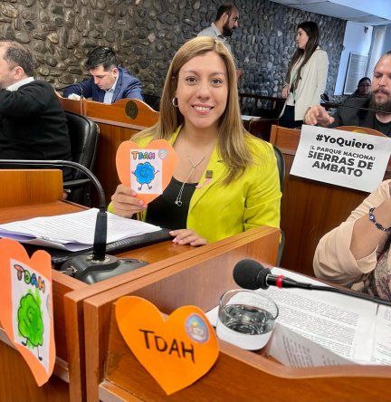 Stella Nieva. La diputada provincial presentó el proyecto.&nbsp;