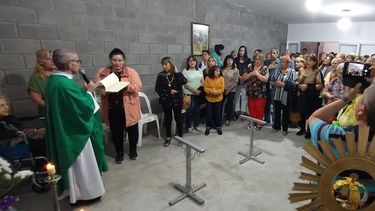 Inauguraron una sala velatoria de uso gratuito en la parroquia San Pío X