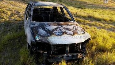 Se incendió un auto en Capayán