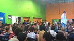 Así recibían a Urtubey en Recreo