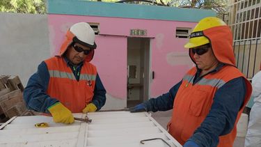 Trabajos en el JIN 10 de Andalgalá