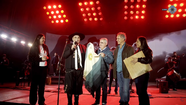 daniel scioli llego a catamarca para recorrer la fiesta del poncho
