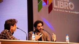 Charla. Juan Angera fue el presentador de Juan Matías Loiseau, Tute.