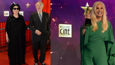 graciela borges, luis brandoni y susana gimenez: premios icono, platino y brillante