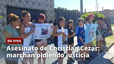 Asesinato de Christian Cezar: marcha pidiendo justicia
