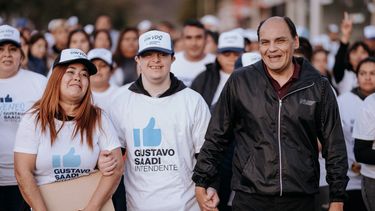 Visita de Saadi a barrios del norte