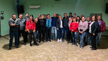 Campaña. Juntos por el Cambio desembarcó en Pomán.