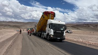 avanza la pavimentacion en ruta 43 para conectar antofagasta y el limite con salta