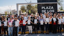 Entregaron más de 40 escrituras a familias de tres barrios de Saujil