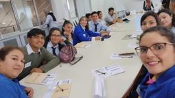Alumnos de El Alto participaron de la capacitación dictada por la empresa Loma Negra