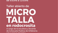 taller abierto de micro talla de rodocrosita