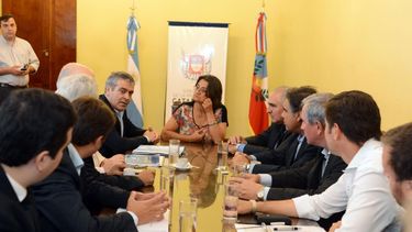 primera reunion de corpacci con un representante del gobierno nacional