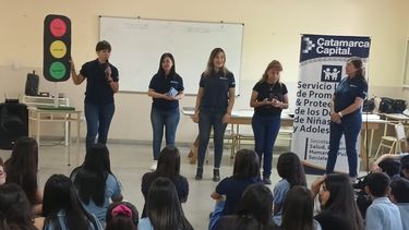 Participativo. Los chicos rápidamente aceptaron el programa.