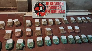 Pesquisa. Primero se encontró la droga y después se hizo la detención.