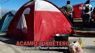 Decidieron acampar en reclamo de trabajo